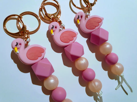 Swan Keychain