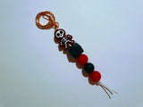 Red Skeleton Keychain