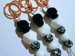 Black Skull Keychain