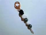 Black Skull Keychain