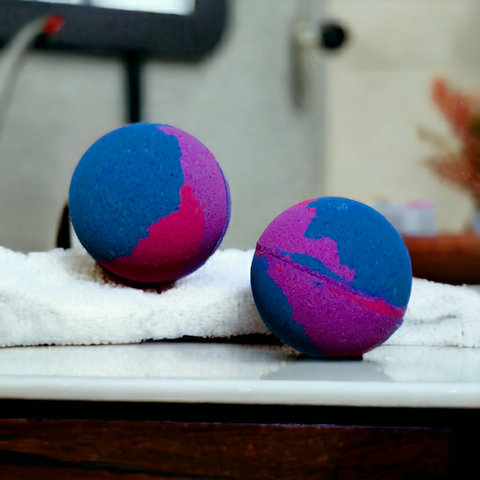 Unicorn farts bath bomb